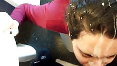 She’s gonna need a shower