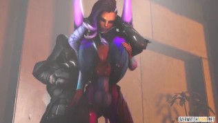 sombra and widowmaker futanari porn girl action time