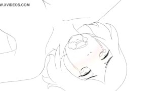 Succubus fucks a girl’s ass