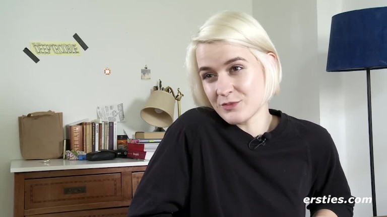 Sweet Blonde Luisa Fucks her Favorite Dildo