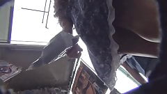 Upskirt Voyeur Bubble Butt & Big Tits