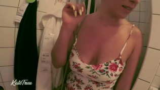 Very Risky PUBLIC 4K IKEA Shopping BLOWJOB, FUCK and CUM SWALLOW