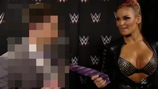 WWE Diva Natalya Neidhart Huge Boobs Backstage (Looped). 