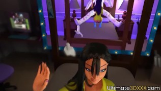 3d best hentai teens playing with hairy pussy and big cock