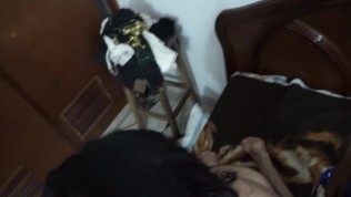 Amateur Stepmom and teen tag team a guy ;)