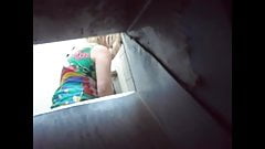 Bathroom masturbation