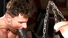 Big strap-ons & doublefist for Santa