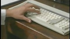 Busty midget fucked on a table