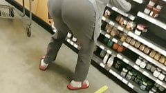 Camel toe from the back Milf