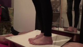 Cock and ball trample crushing – brutal stomping