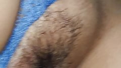 Corrida sobre su panocha peluda mexicana