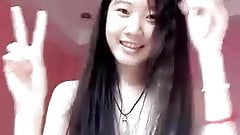 Cute Thai girl shows her sweet pink pussy