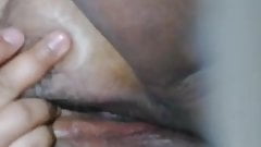 Fat Thai slut fucks pussy with bottle