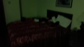 Granny sucking black cock