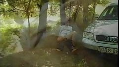 Granny Susanne Sucks and Fucks Outdoors