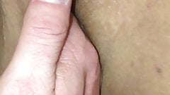 Hairy wet fisting fat wife