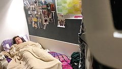 Hidden cam window masturbating orgasmus