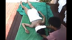 Hot Married Chinese wife fingered during massage