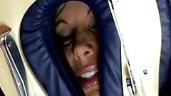 incredibly hot MILF getting a body massage