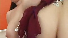 Indian mom with hairy cunt, saggy tits & great wide ass