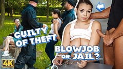 LAW4k. Sweet thing Sofia Lee commits crimes so why gets used