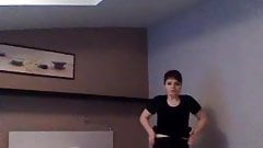 maid is watching porn