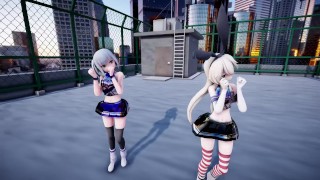 [MMD] MARiA – Girls / Shimakaze 島風 & Kasumi 霞が [ShamuCute]