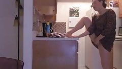 Mother masturbates in front of her son