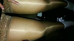 My ex-wife cumshot on legs