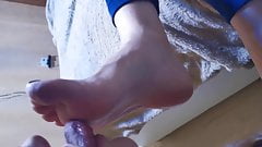 My lesbian foot slave