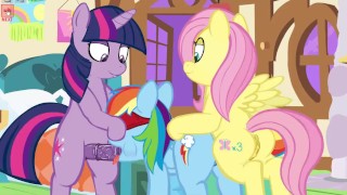 My Little Pony Twilight, Fluttershy, Rainbow Dash XXX Game
