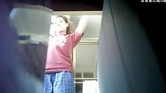 Nice shaved pussy on hidden cam