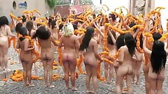 Nudist women group of Mexico