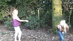 outdoor lesbian girl steel electro