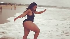 Pascaline Mabuza South African big ass on the beach