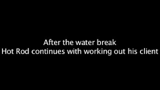 Personal trainer with sexy blonde on hidden camera