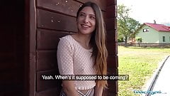 Public Agent Talia Mint in sexy public suck and fuck challen