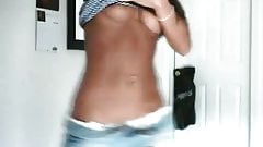 Puerto Rican wife with jean bikini