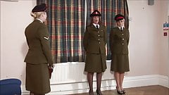 Punished military girl