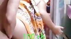 Quick sex in the kitchen