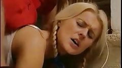 Schoolgirl Sandra disciplined by teacher Luna and headmaster