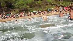 Sexy small tittted girlfriend Demi Lopez vacation ATK