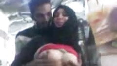 sharmota hijab egypt pressing on pink tit nipple