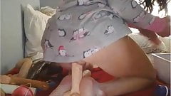 She can squirt all night long. Double Dildo Action