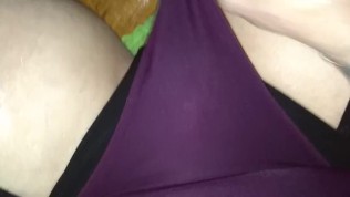 Sky oiled up panties and stockings