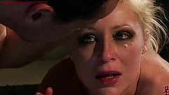 Struggling beauty. BDSM movie.