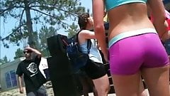Super Hot Spandex Ass Candid