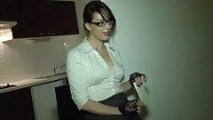 Swiss slut Adeline getting gangbanged