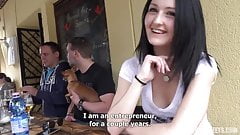 The cutest waitress in Prague