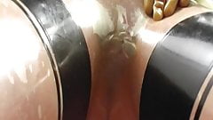 Transparent latex piss